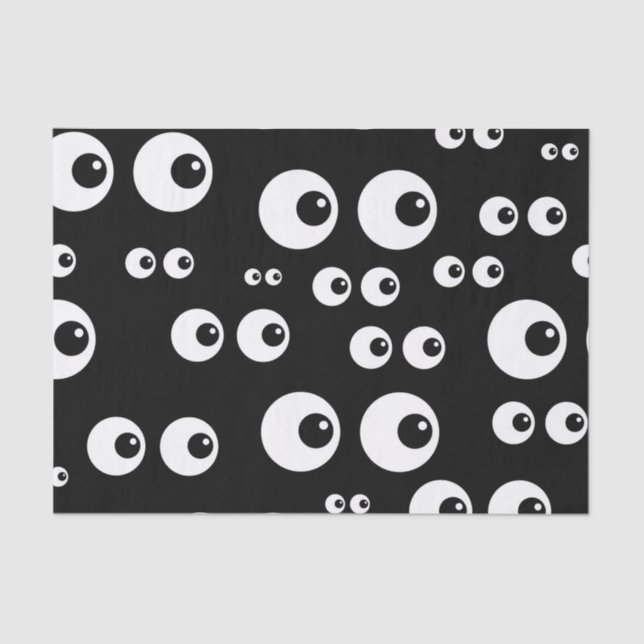 Papel De Seda Olhos Googly (Frente )