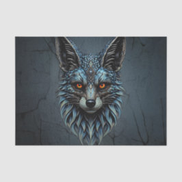 Papel De Seda Olhos laranja, pele legal: a raposa deslumbrante.