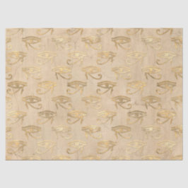 Papel De Seda Olhos Metálicos Egípcios na Desvinculação de Marfi