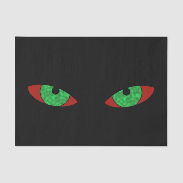 Papel De Seda Olhos verdes mau (Frente )