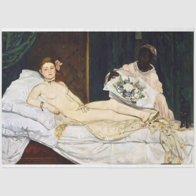 Papel De Seda Olympia, Edouard Manet, 1863 (Frente )