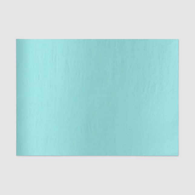 Papel De Seda Ombre Azul Pastel Sky Tiffany Aqua Mínimo (Frente )