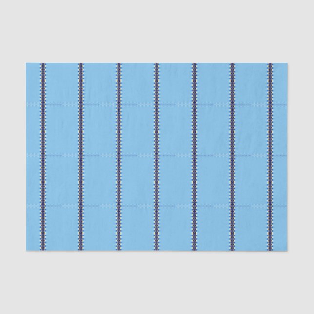 Papel De Seda Onda Azul (Frente )