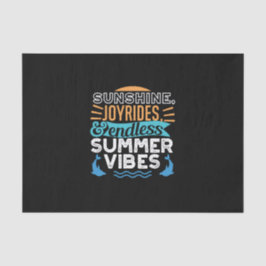 Papel De Seda Ondas Sunset e Aventuras de Verão - Verão Legal