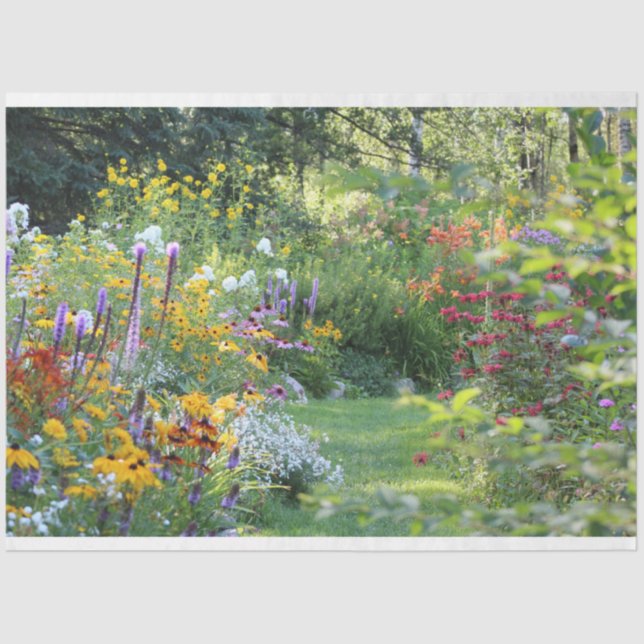 Papel De Seda Onde Três Jardins Se Encontram (Frente )