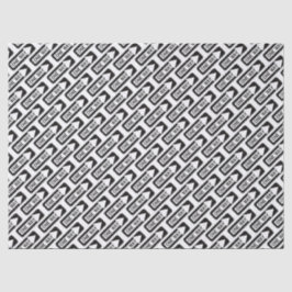 Papel De Seda One way black and white street sign