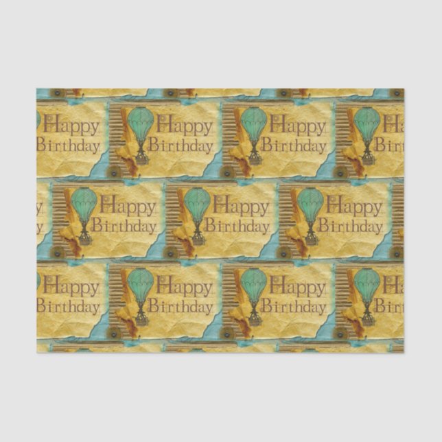 Papel De Seda Opções Steampunk 20A-B (Frente )