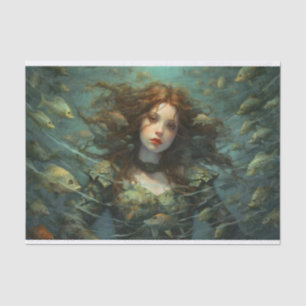 Papel De Seda Ophelia afundando com o peixe