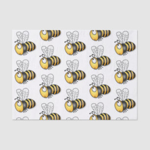 Papel De Seda Óptica ilustração de desenho animado de abelha fel