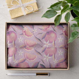 Papel De Seda Orange Grove Dusk Vintage Citrus Blossom