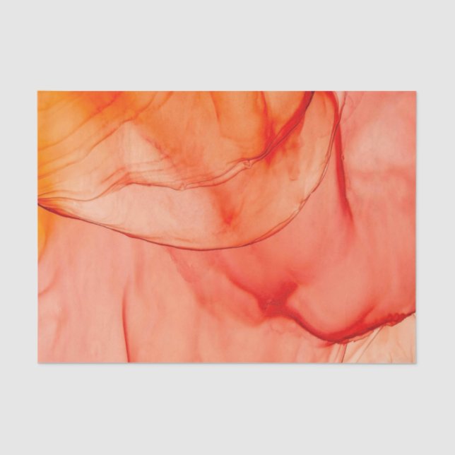 Papel De Seda Orange Sherbet (Frente )