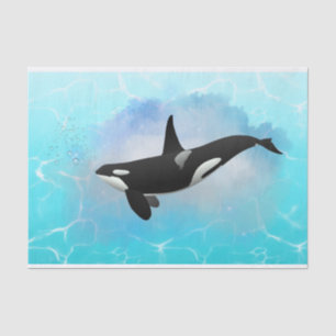 Papel De Seda Orca Baleia Assassina