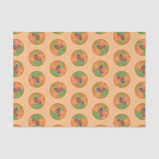 Papel De Seda Orchard Oriole Songbird Pintura Original