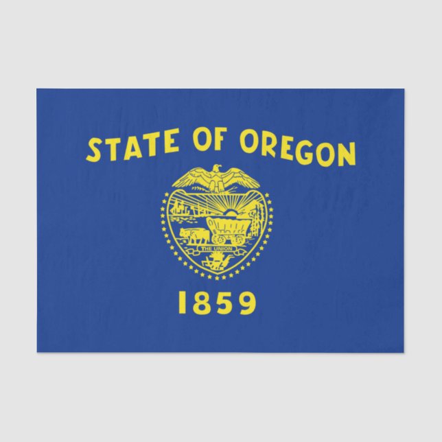 Papel De Seda Oregon Flag (Frente )