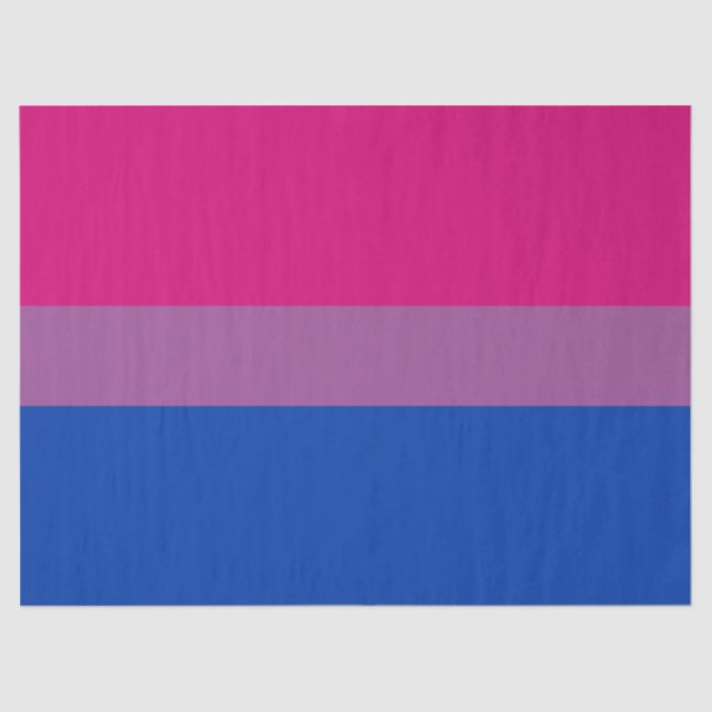 Papel De Seda Orgulho Bissexual (Bandeira Bi) (Frente )