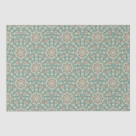 Papel De Seda Ornamentado de imagem e areia Mandala Art Scallop