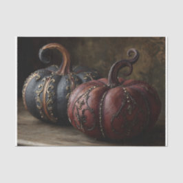 Papel De Seda Ornamentado Pumpkins