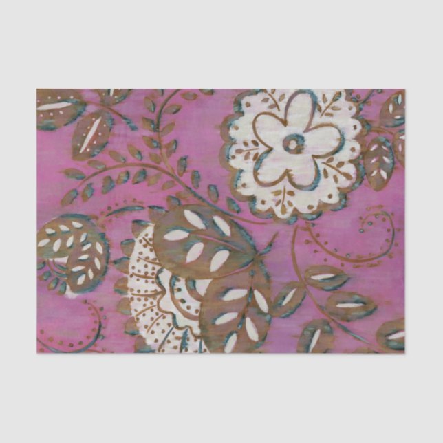 Papel De Seda Ornamento radiante I (Frente )