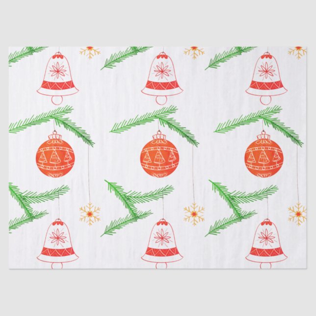 Papel De Seda Ornamentos (Frente )