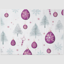 Papel De Seda Ornamentos de Árvores de Natal Flocos de Neve Nata