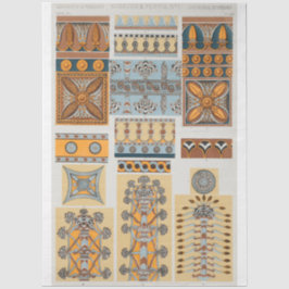Papel De Seda Ornamentos Vintage da Nineve e Pérsia por Owen Jon