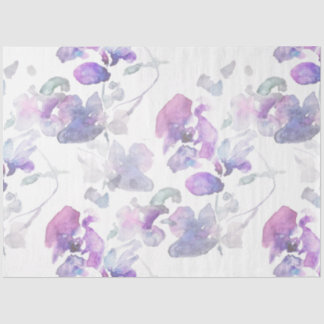 Papel De Seda Orquídea Roxa
