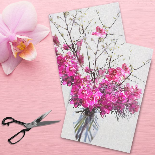 Papel De Seda Orquídeas Tigre Roxo (Criador carregado)