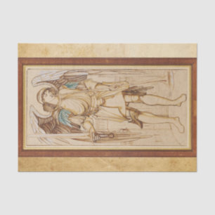 Papel De Seda Os Anjos do Arcanjo da Hierarquia, Burne Jones