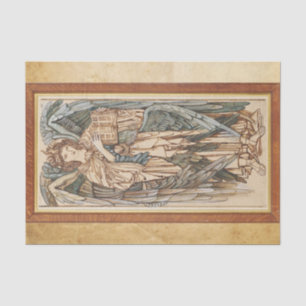 Papel De Seda Os anjos do Cherubim da Hierarquia, Burne Jones