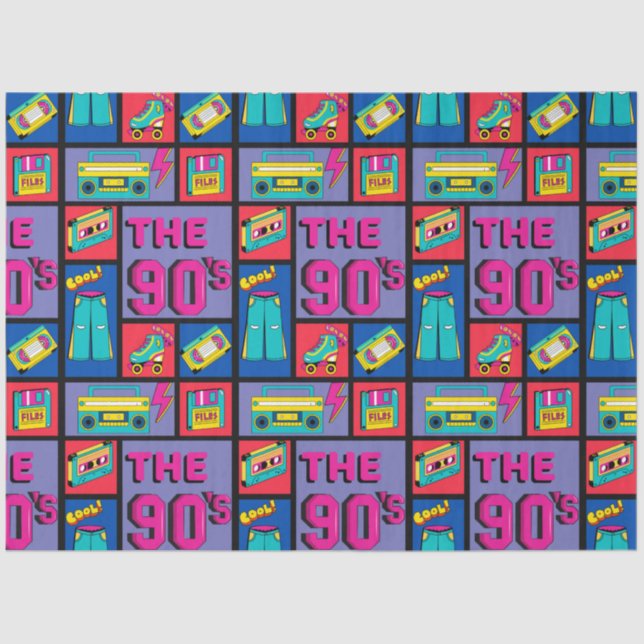 Papel De Seda Os anos 90 (Frente )