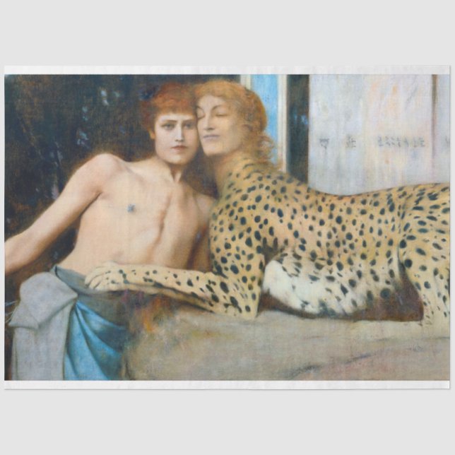 Papel De Seda Os Carrizes, Fernand Khnopff (Frente )