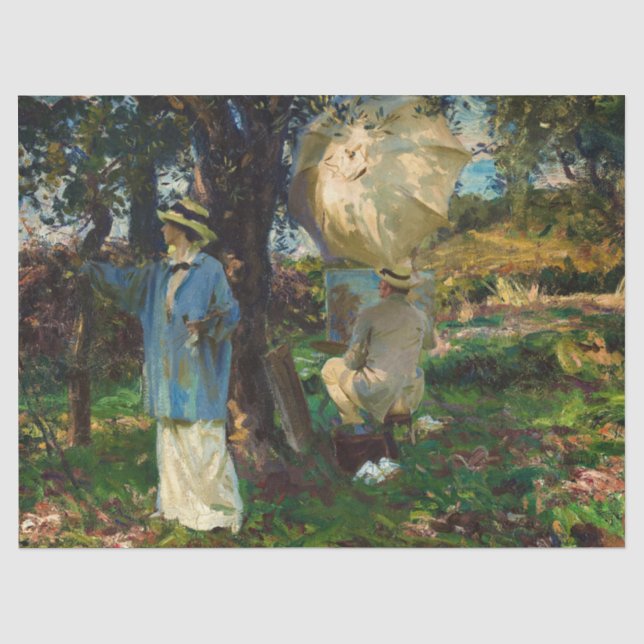Papel De Seda Os Desenhadores de John Singer Sargent (Frente )