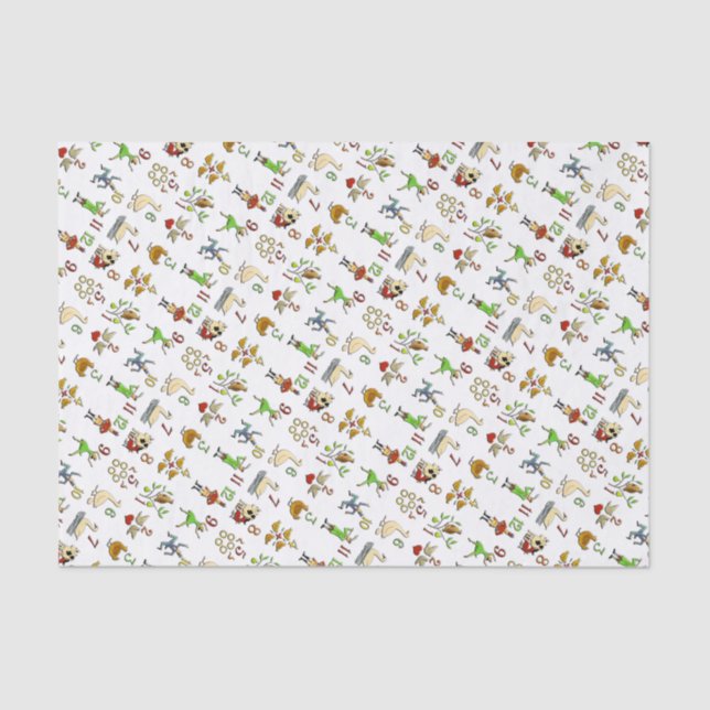 Papel De Seda Os doze dias do Natal (Frente )