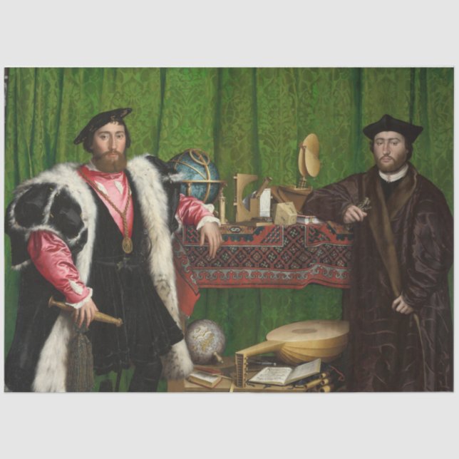 Papel De Seda Os embaixadores, Holbein, o jovem (Frente )