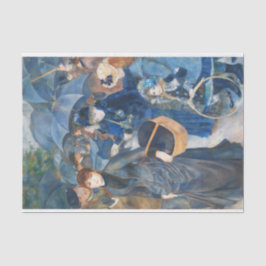 Papel De Seda Os guarda-chuvas, Pierre Auguste Renoir Art