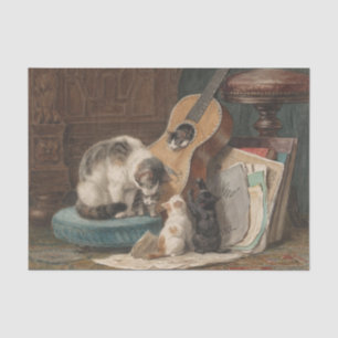 Papel De Seda Os músicos de Henriette Ronner-Knip
