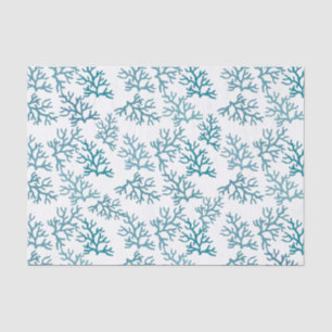 Papel De Seda Os padrões de turquesa do recife de corais