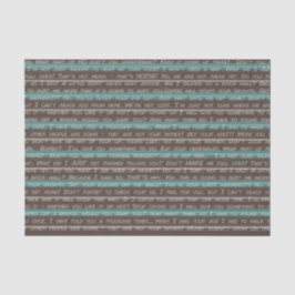 Papel De Seda Os pais dizem "dadismos" em listras