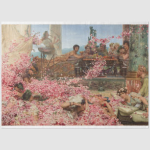 Papel De Seda Os Rosas de Heliogabalus (antigo luxo romano)
