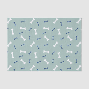 Papel De Seda Osso do Cachorro, Festa do Cachorro, Azul e Verde