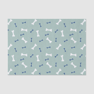 Papel De Seda Osso do Cachorro, Festa do Cachorro, Azul e Verde