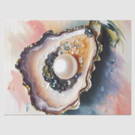Papel De Seda Ostra Com Pearl Shelfish