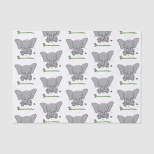Papel De Seda Ótima ilustração de desenho animado de elefante be