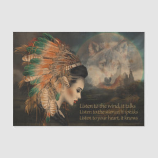 Papel De Seda Ouça o vento