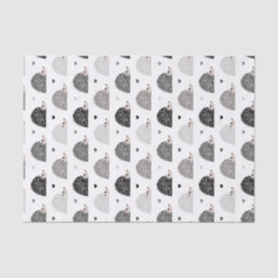 Papel De Seda Ouriços e corações