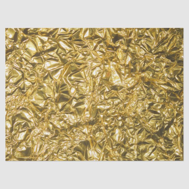 Papel De Seda Ouro Bling (Frente )