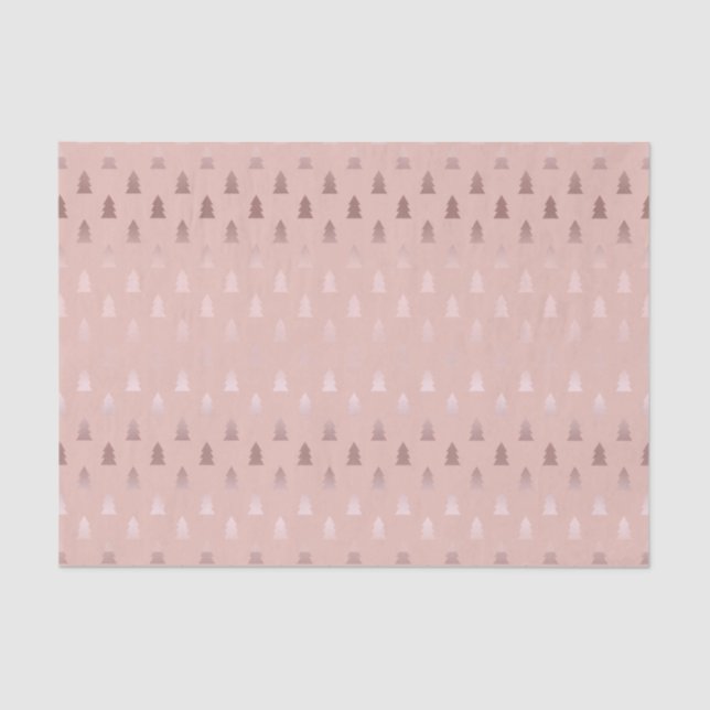 Papel De Seda Ouro cor-de-rosa elegante e teste padrão (Frente )