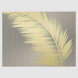 Papel De Seda Ouro de Palmeiras tropicais