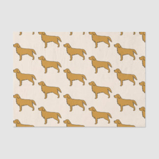 Papel De Seda Ouro Retriever - Tecido