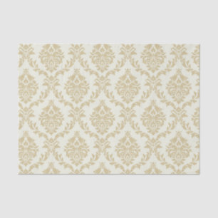 Papel De Seda ouro rústico, marfim, vintage, damascos,
